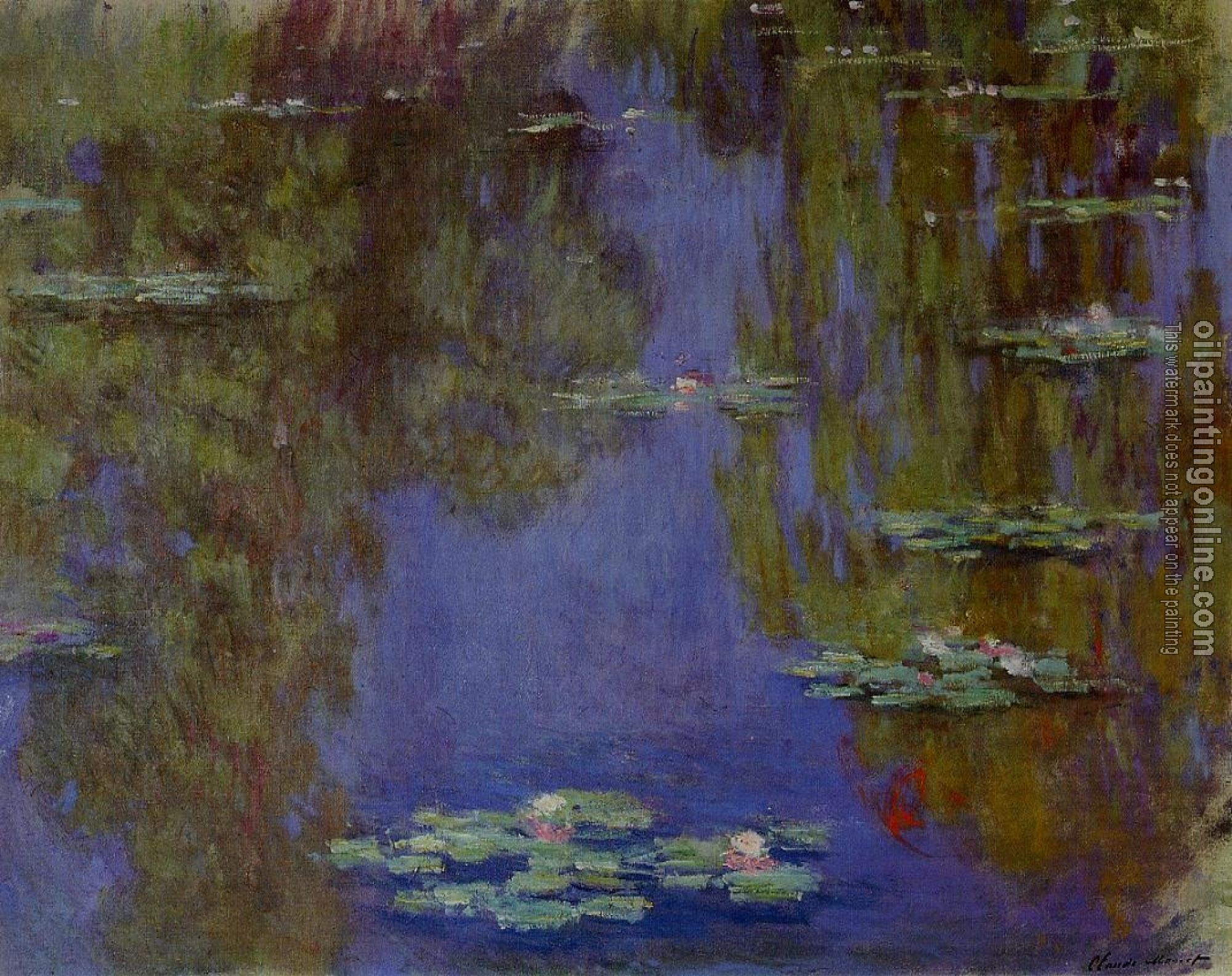 Monet, Claude Oscar - Water Lilies